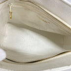 Chanel Tote Bag Reissue Caviar Leather White Gold — view 4