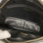 Chanel Shoulder Bag Quilted Lambskin Black Gold — view 4