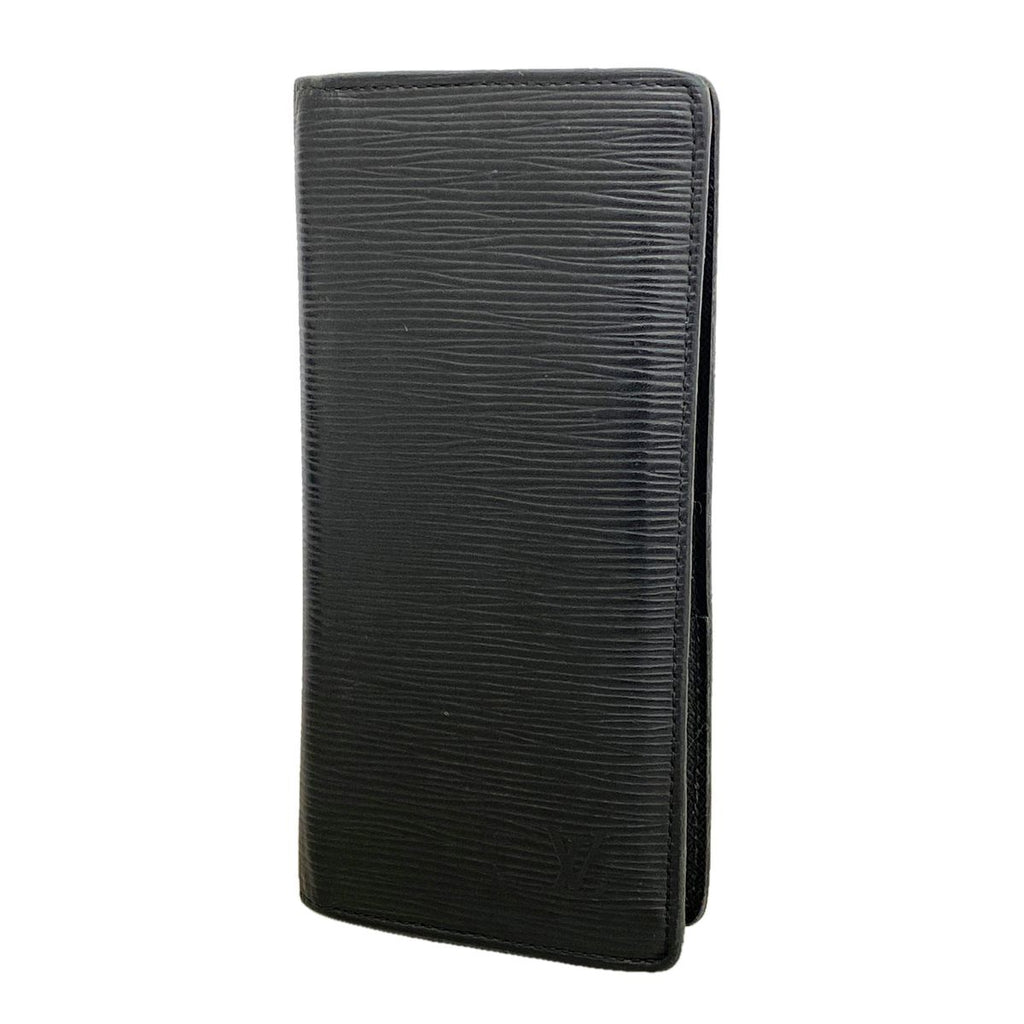 Louis Vuitton Wallet Epi Portefeuille Brazza Noir