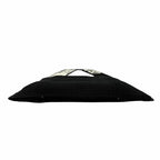 Celine Clochette Logo Strap Knit Shoulder Bag Black White — view 5