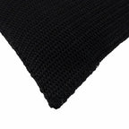 Celine Clochette Logo Strap Knit Shoulder Bag Black White — view 7