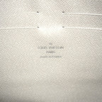 Louis Vuitton Clutch Monogram Logo Story Zipped Pouch GM Gray Yellow — view 5