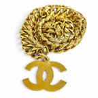 Chanel Vintage 93A CC Logo Chain Belt Gold