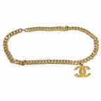 Chanel Vintage 93A CC Logo Chain Belt Gold — view 4