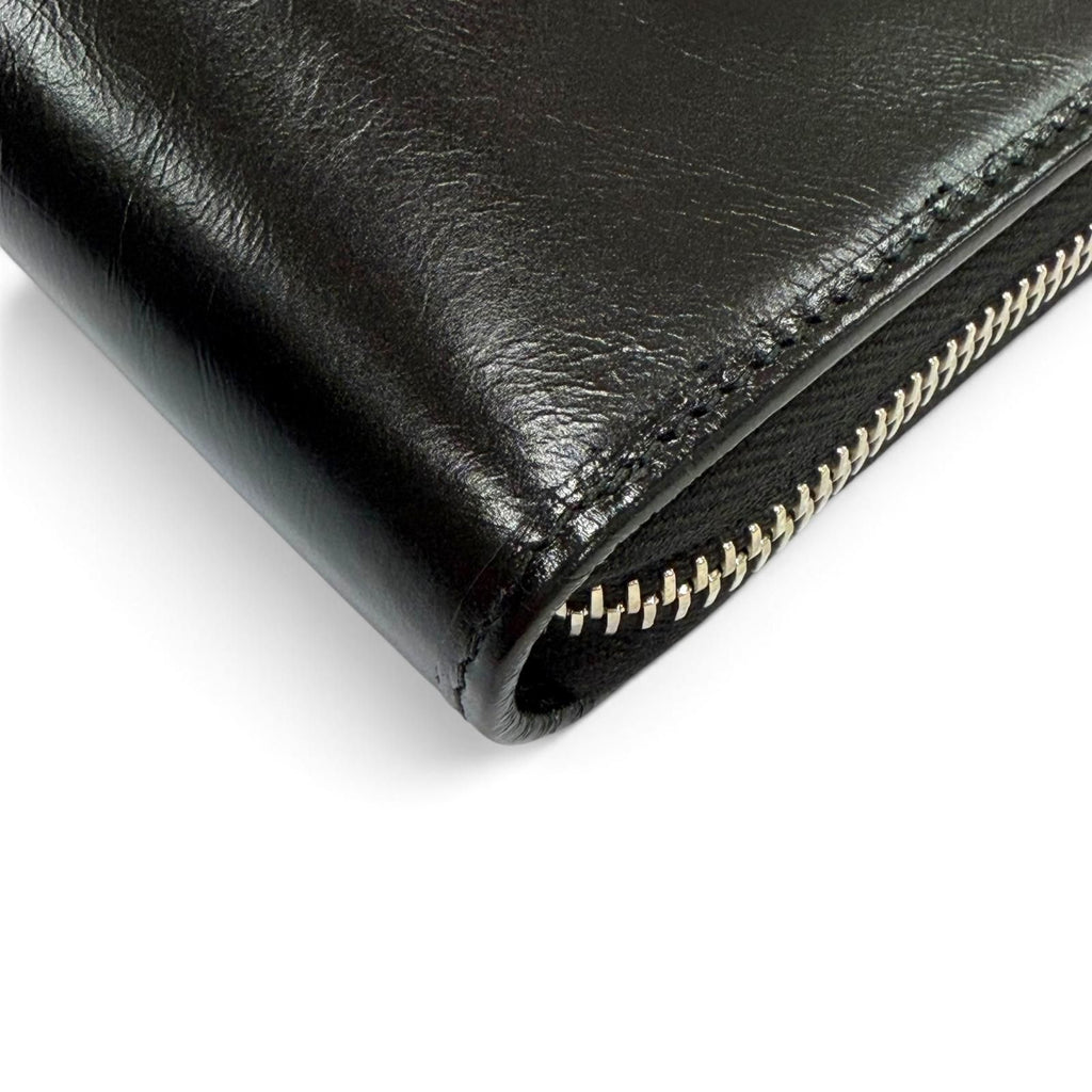 Prada Soft Look the Triangle Logo Zip Around Wallet — view 5