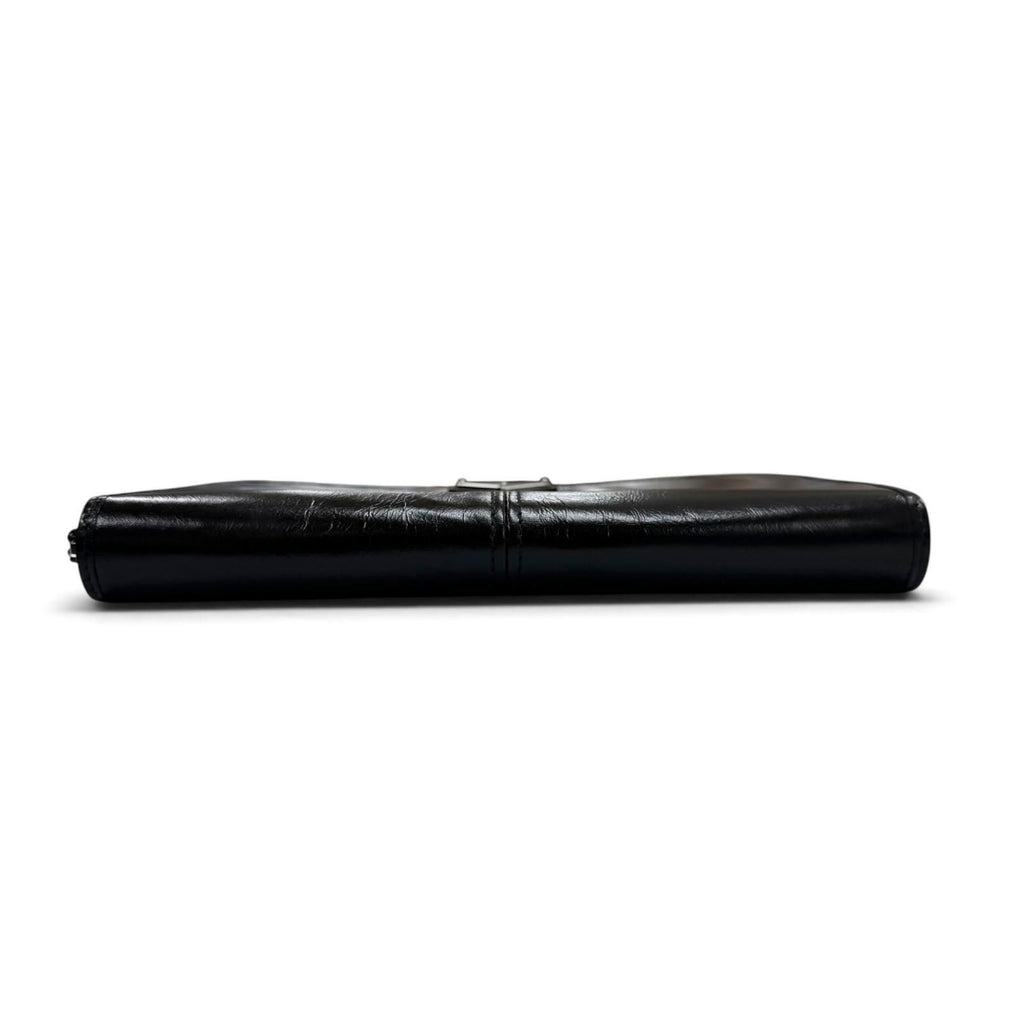 Prada Soft Look the Triangle Logo Zip Around Wallet — view 4