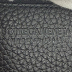 Bottega Veneta Diago Gray Leather Intrecciato Shoulder Bag Black — view 8
