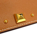 Hermes Medor Card Case Veau Madame Gold Bifold Business — view 7