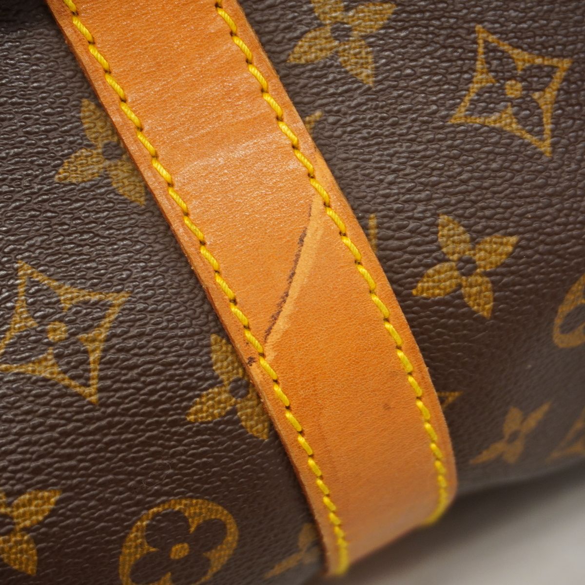 Louis Vuitton Boston Bag Monogram Keepall 60 Brown — view 8