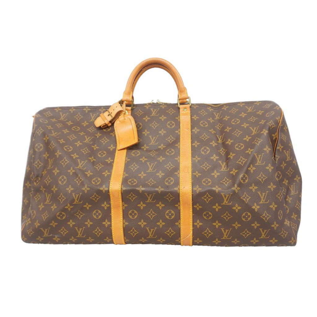 Louis Vuitton Boston Bag Monogram Keepall 60 Brown