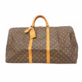 Louis Vuitton Boston Bag Monogram Keepall 60 Brown