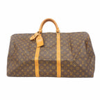 Louis Vuitton Boston Bag Monogram Keepall 60 Brown