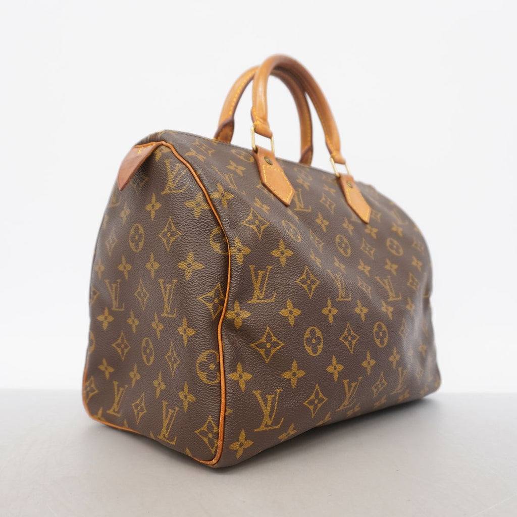 Louis Vuitton Handbag Monogram Speedy 30 Brown — view 2