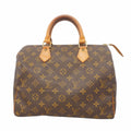 Louis Vuitton Handbag Monogram Speedy 30 Brown