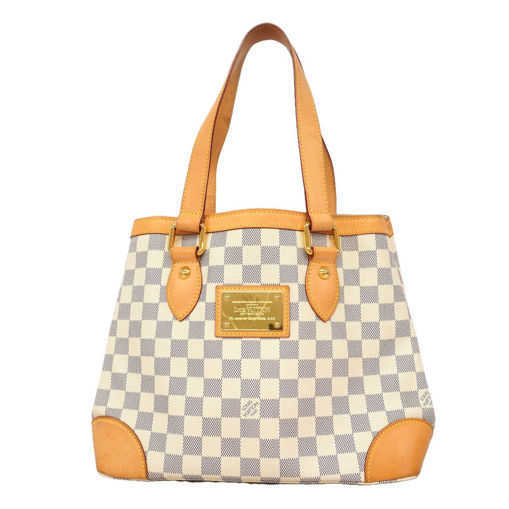 Louis Vuitton Tote Bag Damier Azur Hampstead PM White