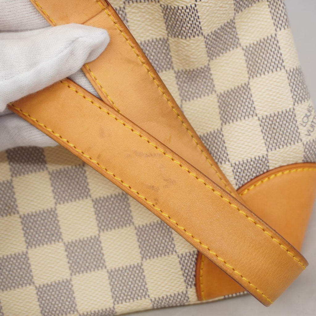 Louis Vuitton Tote Bag Damier Azur Hampstead PM White — view 8