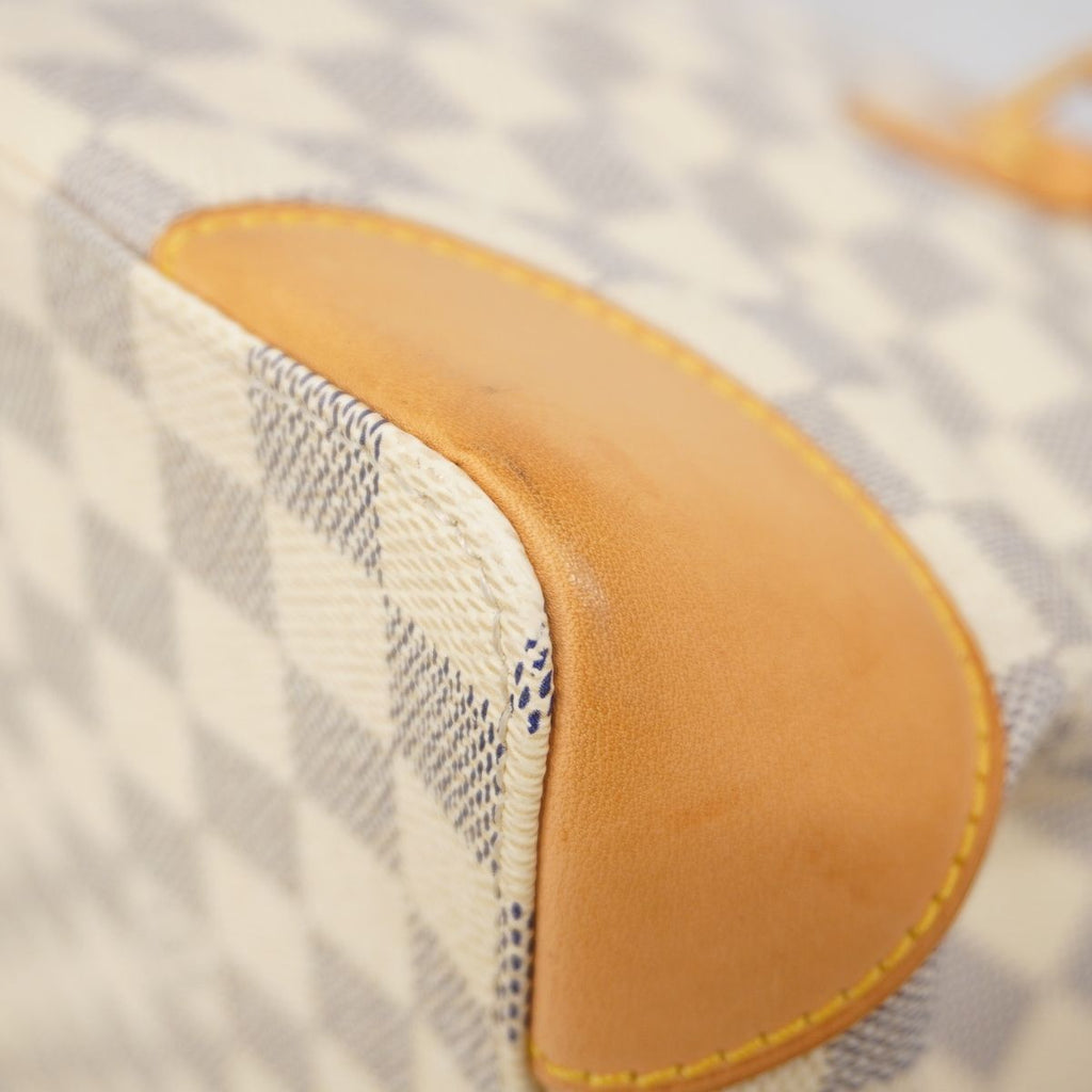 Louis Vuitton Tote Bag Damier Azur Hampstead PM White — view 6