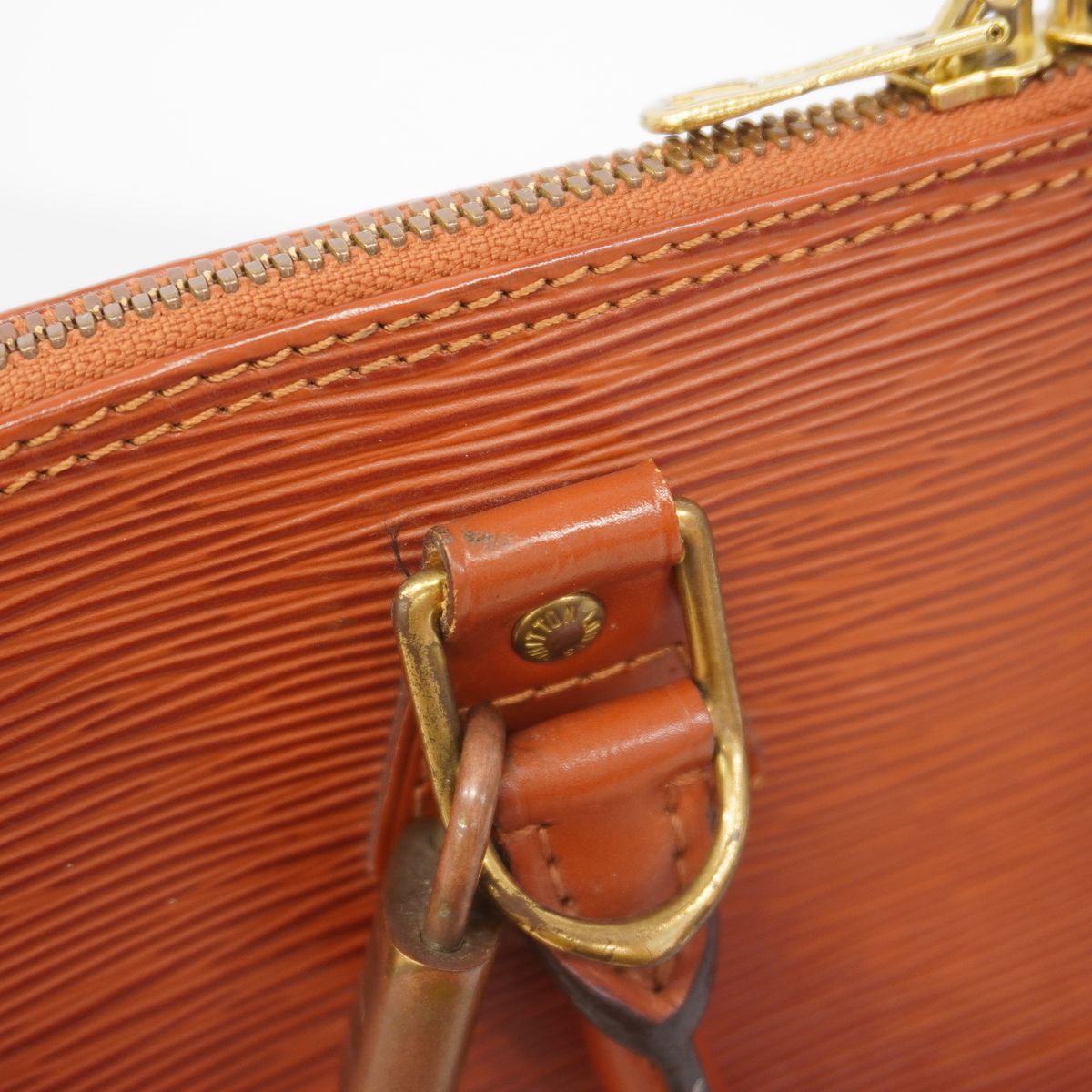Louis Vuitton Handbag Epi Alma Kenya Brown — view 8