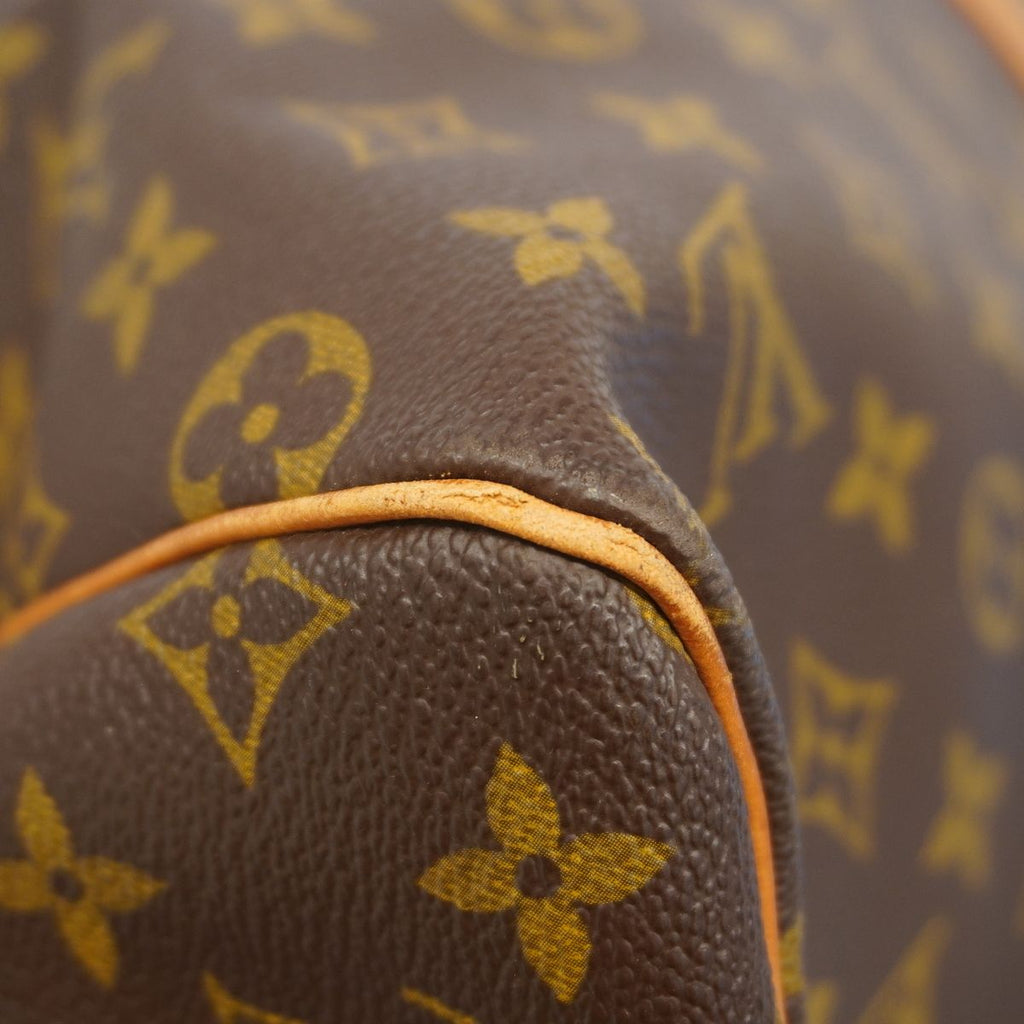 Louis Vuitton Boston Bag Monogram Keepall 55 Brown — view 7