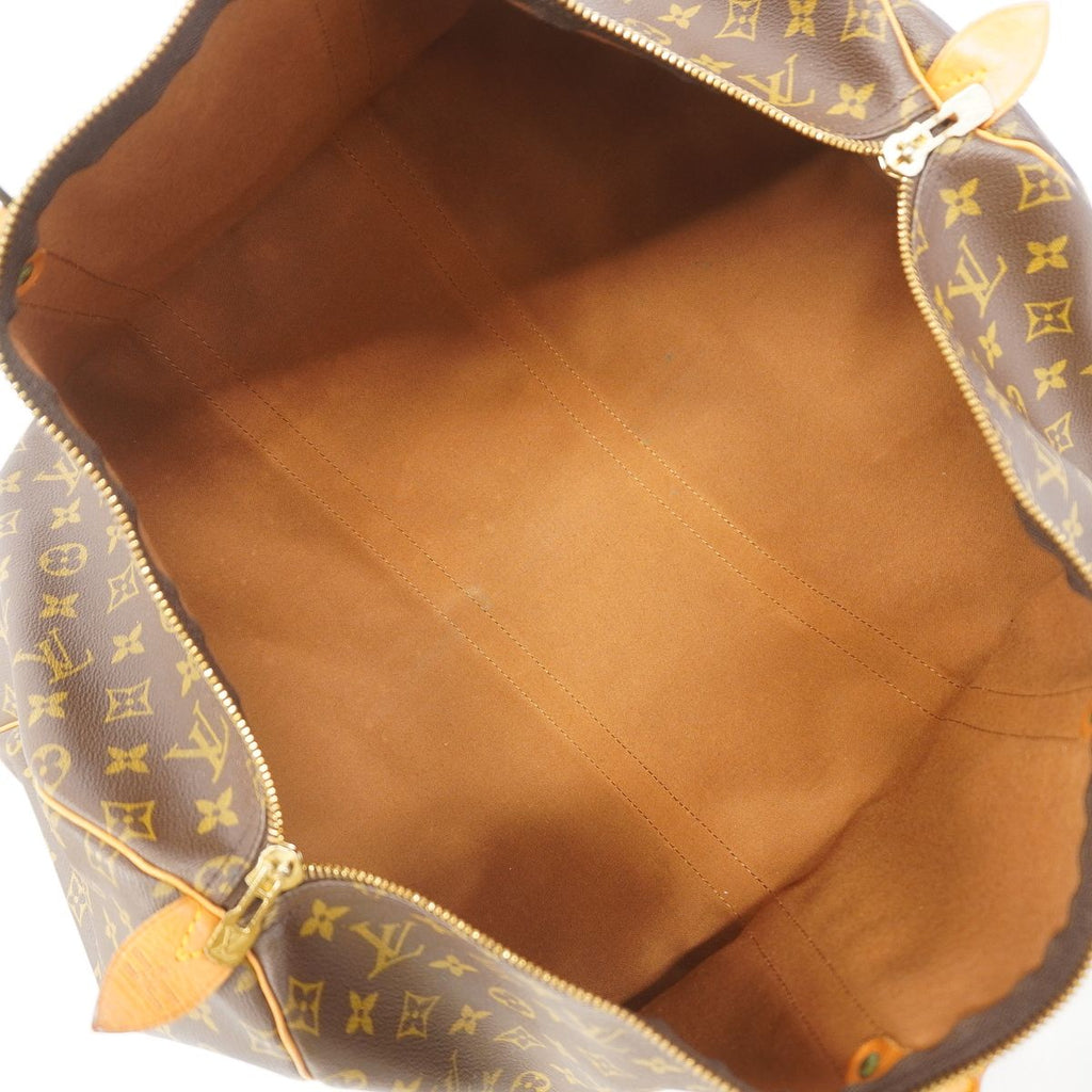 Louis Vuitton Boston Bag Monogram Keepall 55 Brown — view 4