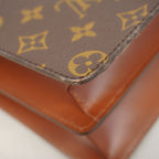Louis Vuitton Handbag Monogram Concorde Brown — view 6