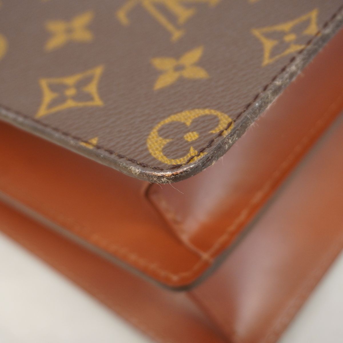Louis Vuitton Handbag Monogram Concorde Brown — view 6