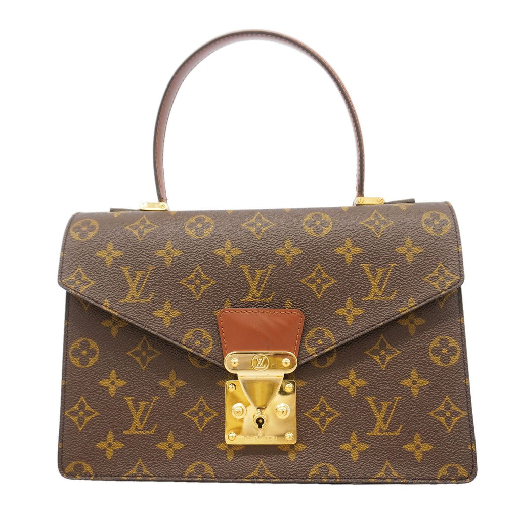 Louis Vuitton Handbag Monogram Concorde Brown