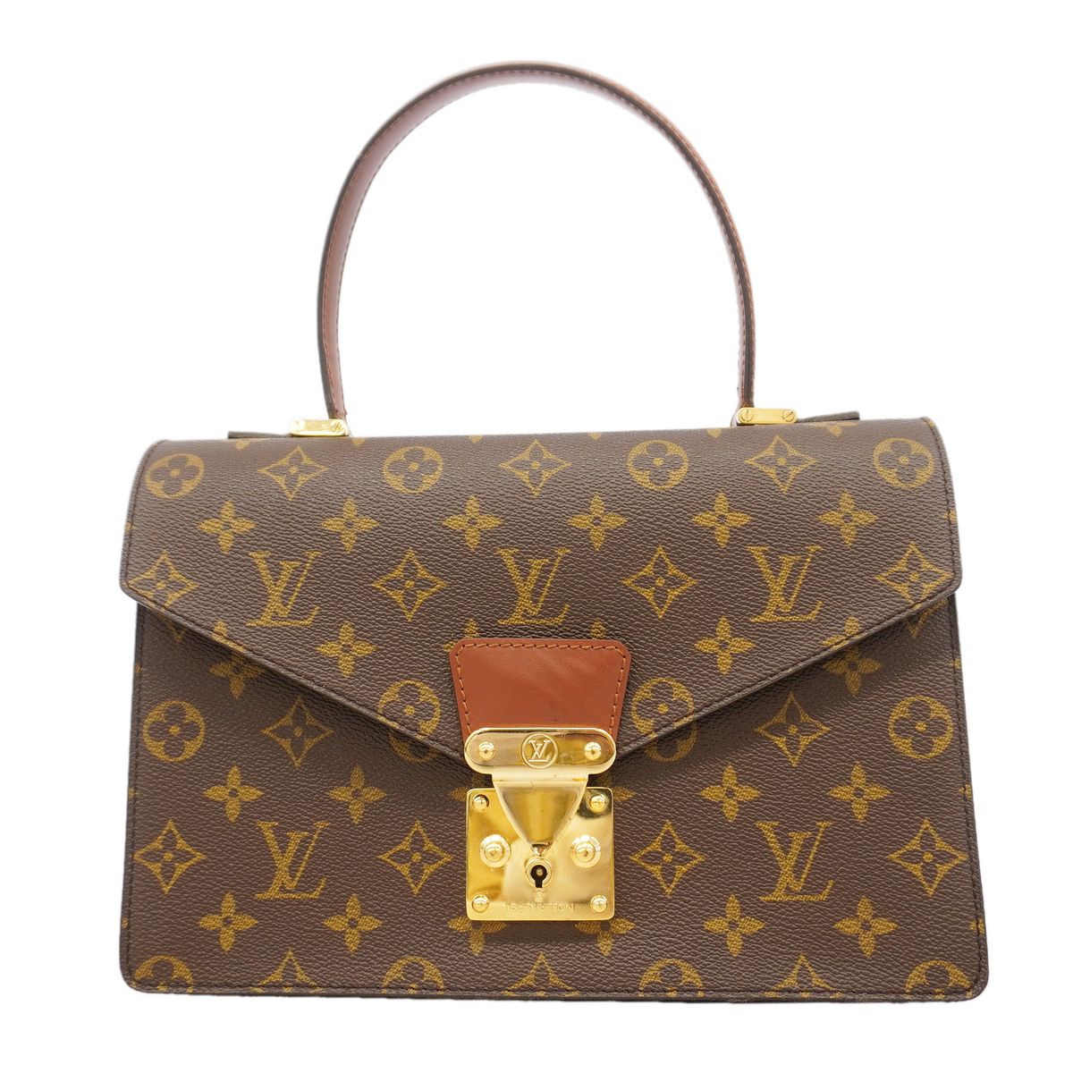Louis Vuitton Handbag Monogram Concorde Brown