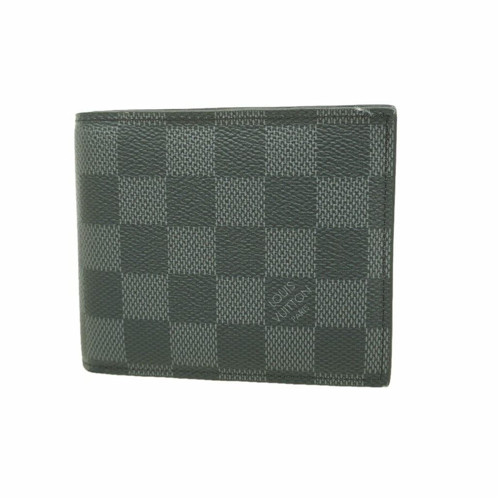 Louis Vuitton Wallet Damier Graphite Portefeuille Amerigo NM Black Gray