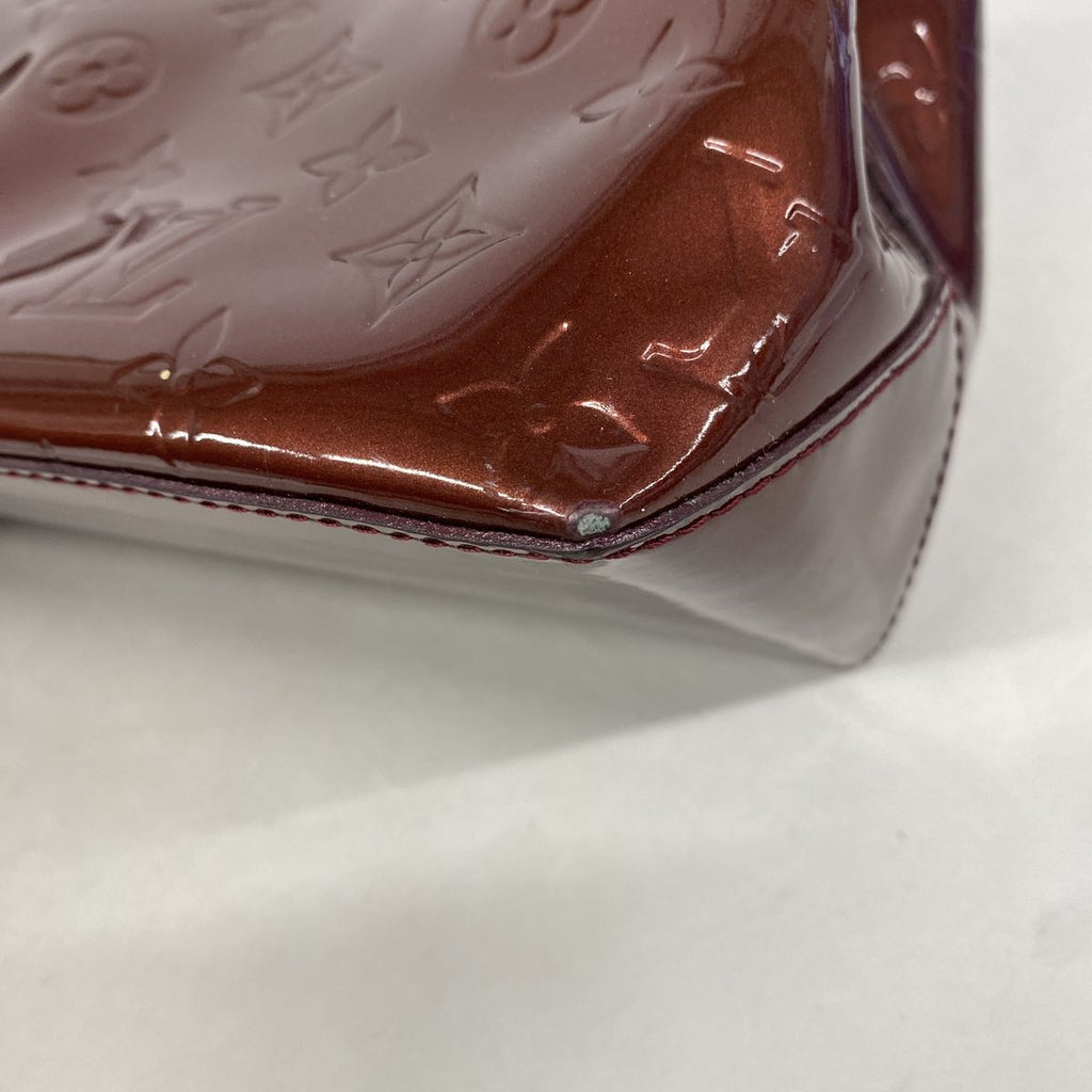Louis Vuitton Handbag Vernis Wilshire PM Rouge Fauvist — view 6
