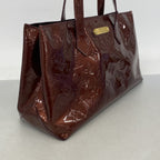 Louis Vuitton Handbag Vernis Wilshire PM Rouge Fauvist — view 2