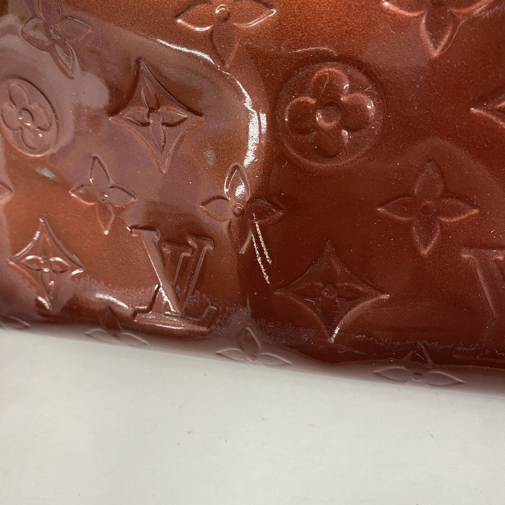 Louis Vuitton Handbag Vernis Wilshire PM Rouge Fauvist — view 7