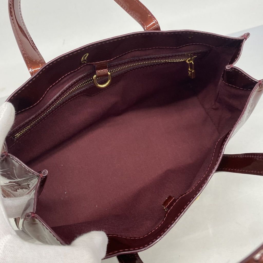 Louis Vuitton Handbag Vernis Wilshire PM Rouge Fauvist — view 4