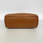 Celine Shoulder Bag Leather Brown Gold — view 3