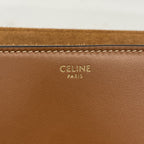 Celine Shoulder Bag Leather Brown Gold — view 5