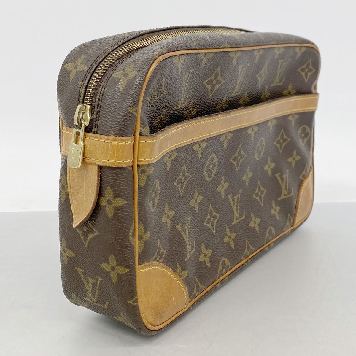 Louis Vuitton Clutch Monogram Compiegne 28 Brown — view 2