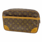 Louis Vuitton Clutch Monogram Compiegne 28 Brown