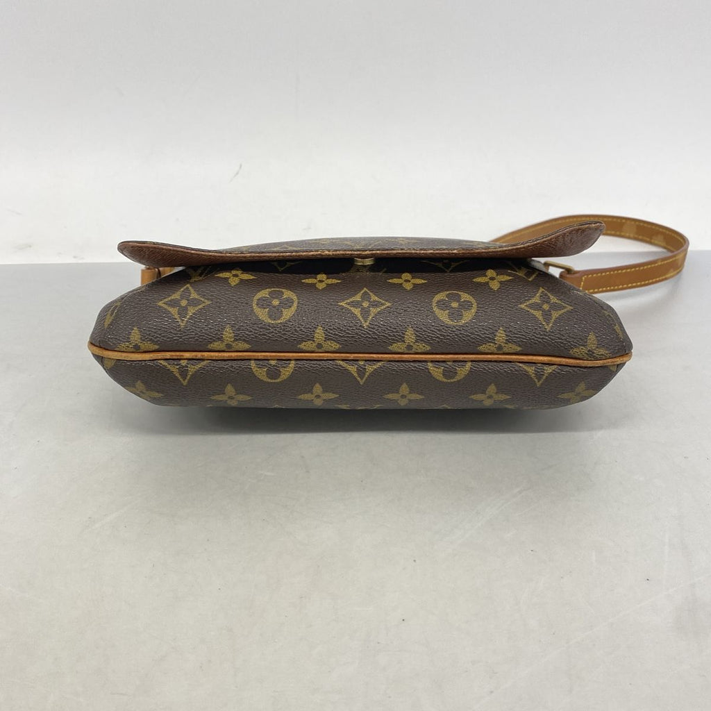 Louis Vuitton Shoulder Bag Monogram Musette Tango Short Strap Brown — view 3