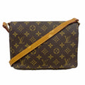 Louis Vuitton Shoulder Bag Monogram Musette Tango Short Strap Brown