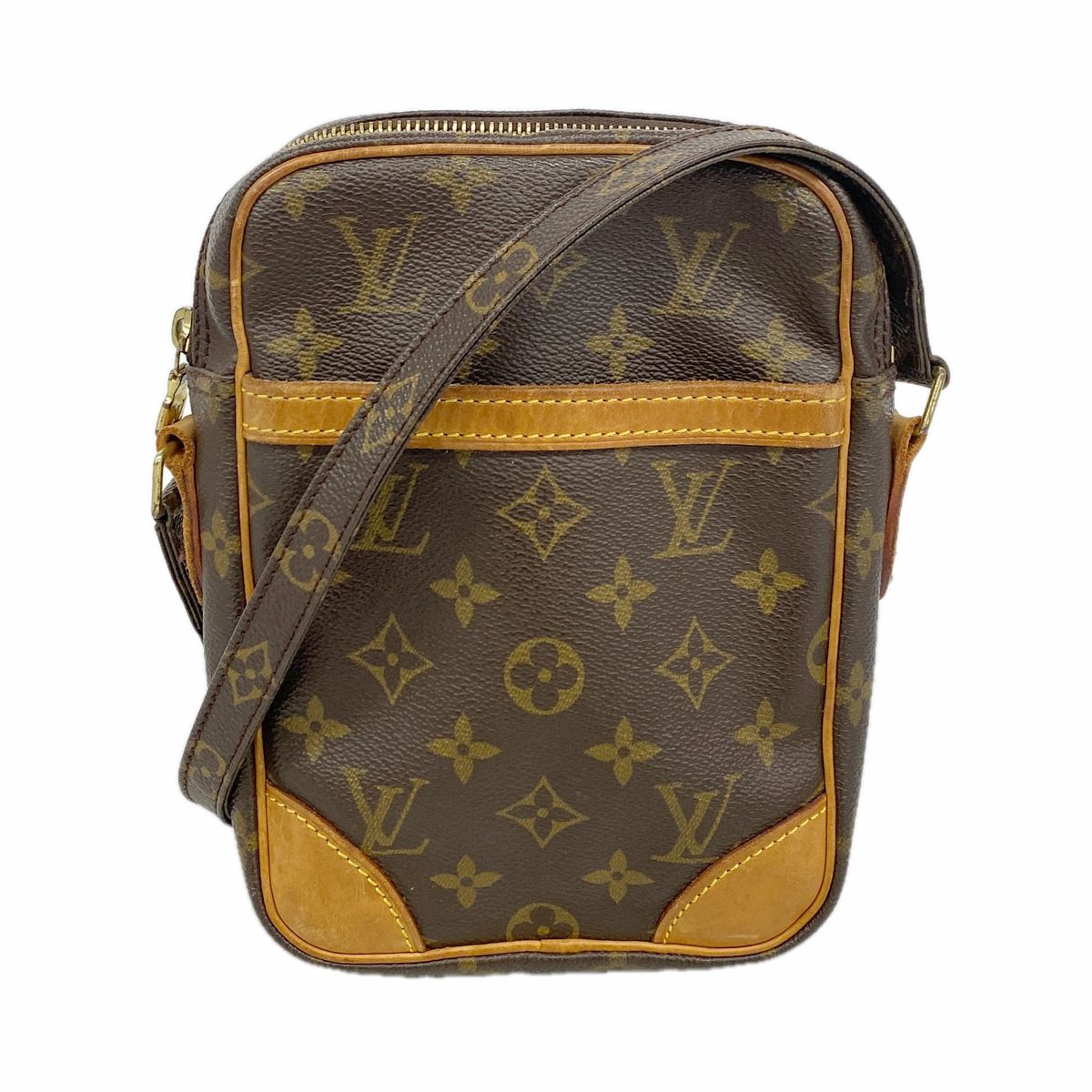 Louis Vuitton Shoulder Bag Monogram Danube Brown