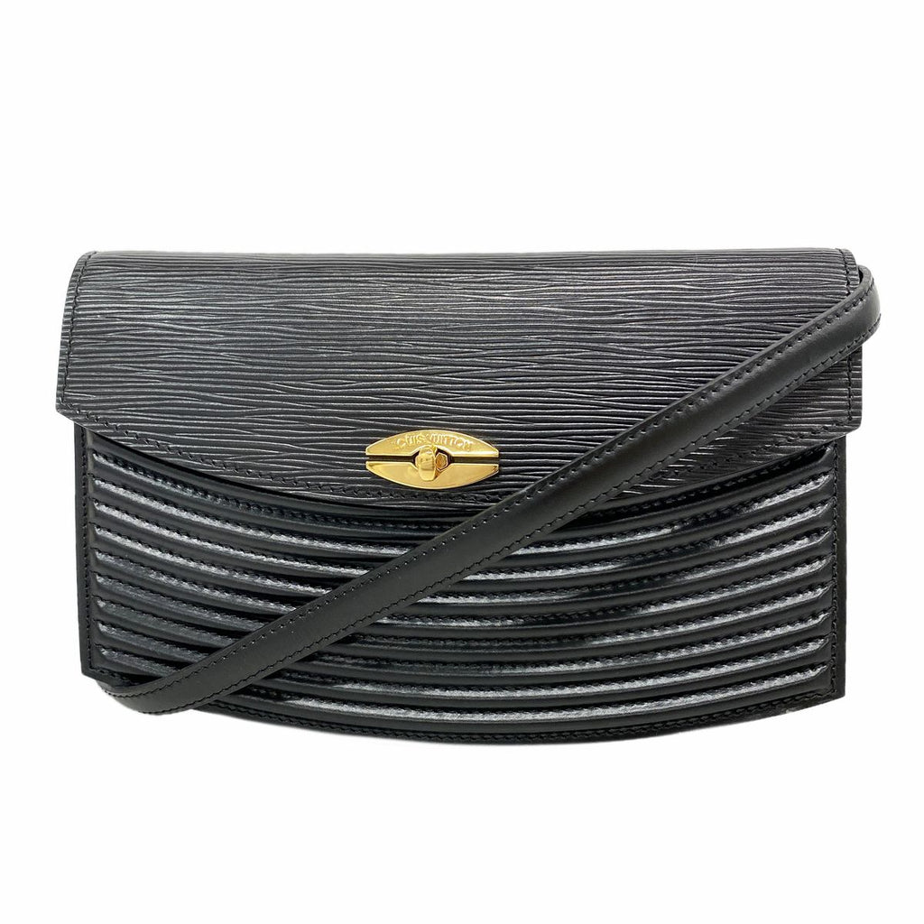 Louis Vuitton Shoulder Bag Epi Prebourg Noir