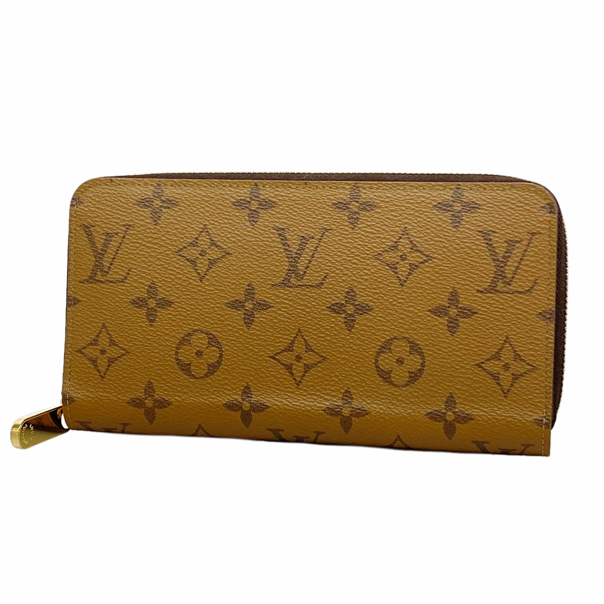 Louis Vuitton Wallet Monogram Reverse Zippy Brown