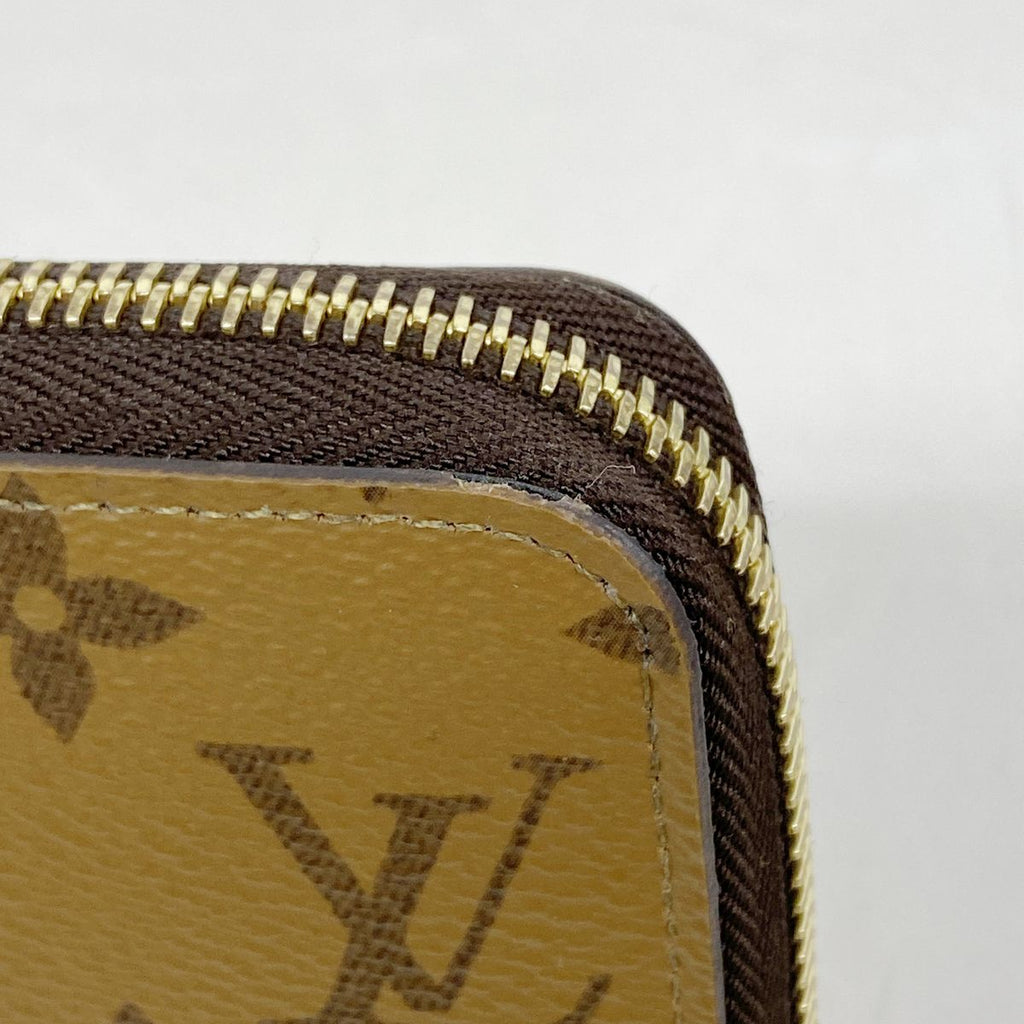 Louis Vuitton Wallet Monogram Reverse Zippy Brown — view 5