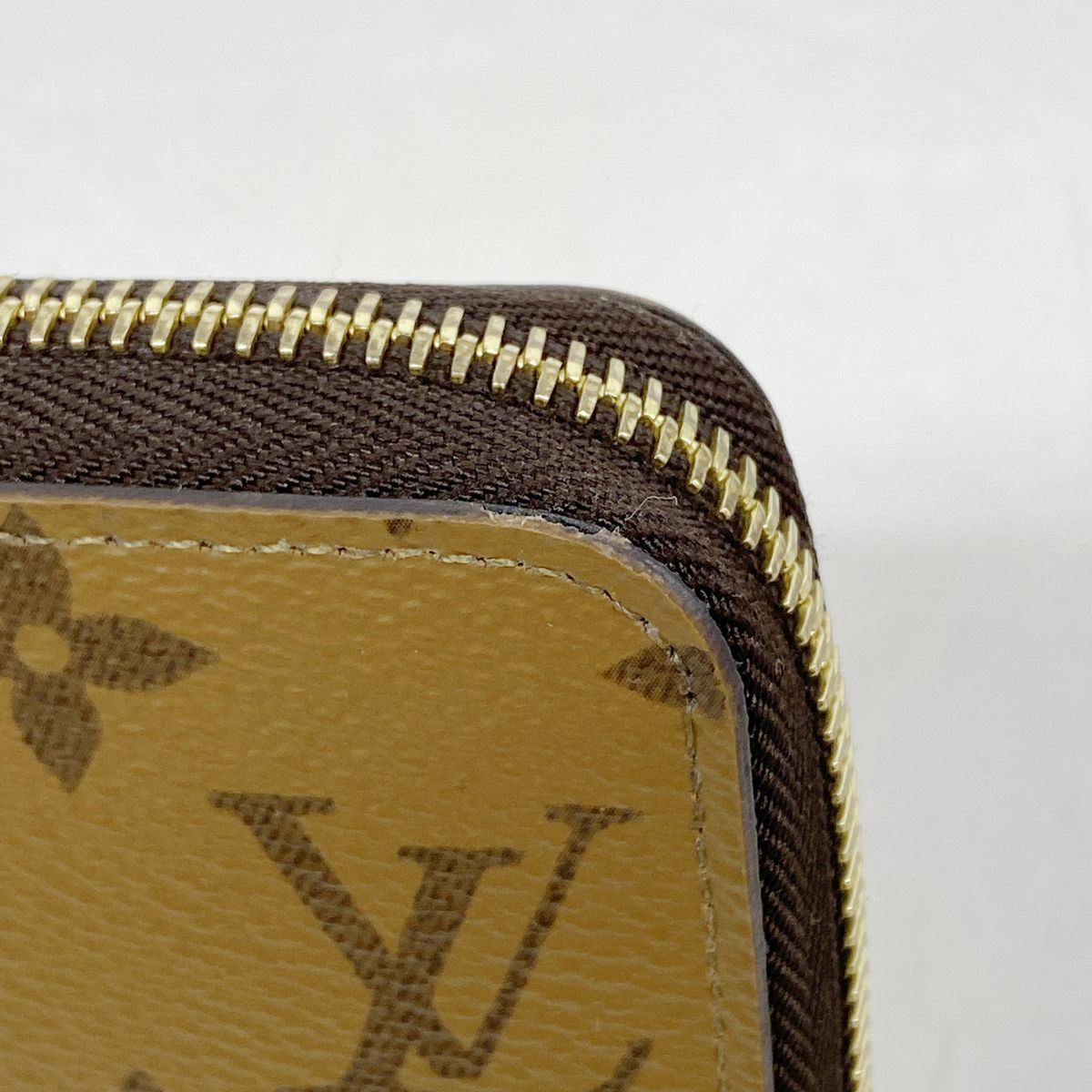 Louis Vuitton Wallet Monogram Reverse Zippy Brown — view 5