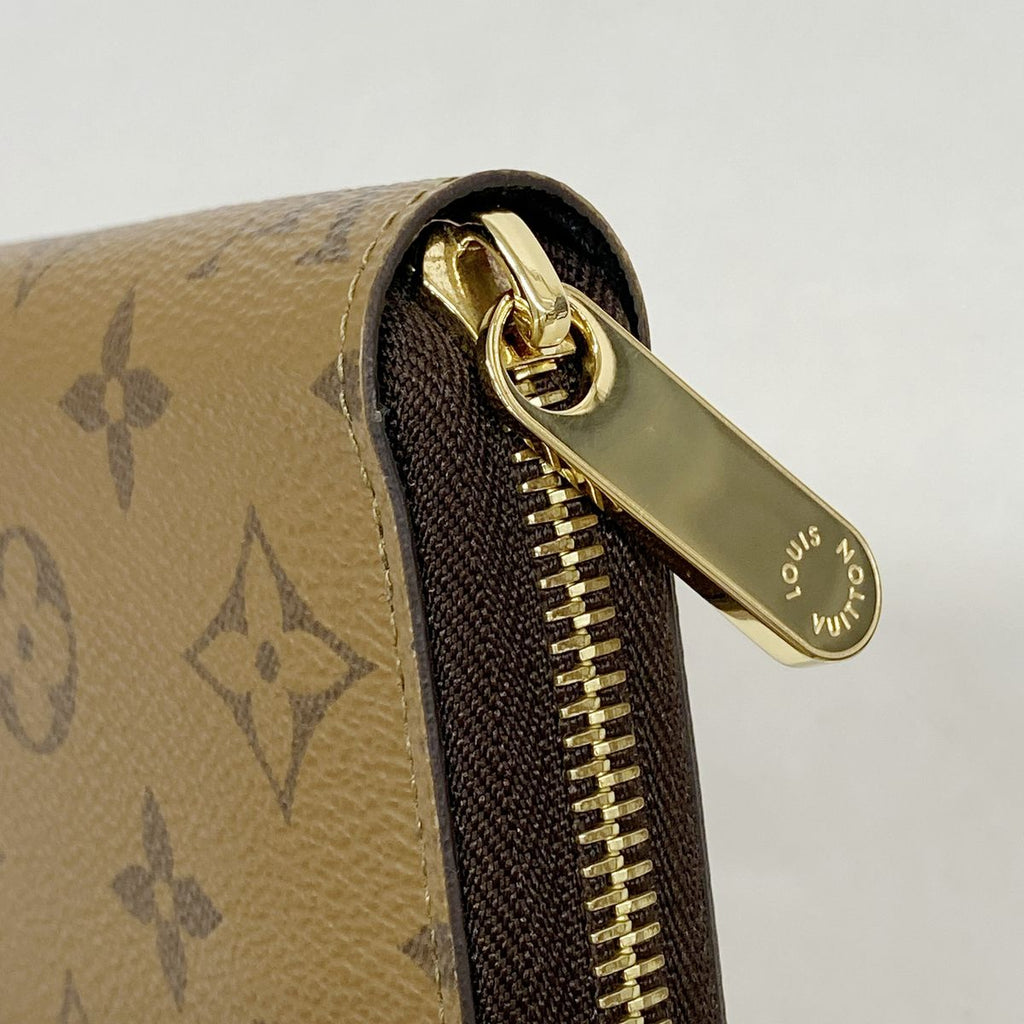Louis Vuitton Wallet Monogram Reverse Zippy Brown — view 6