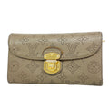 Louis Vuitton Trifold Wallet Mahina Portefeuille Amelia Taupe