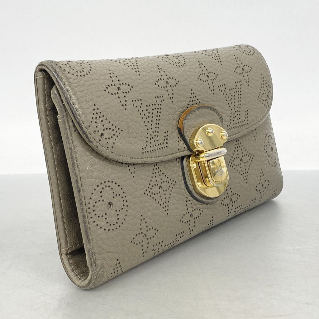 Louis Vuitton Trifold Wallet Mahina Portefeuille Amelia Taupe — view 2