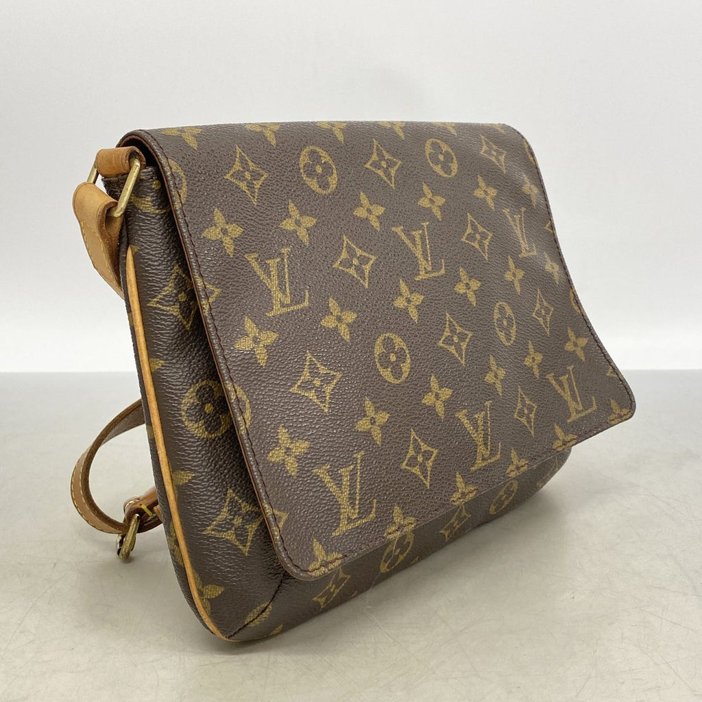 Louis Vuitton Shoulder Bag Monogram Musette Tango Short Strap Brown — view 2