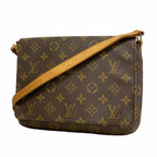 Louis Vuitton Shoulder Bag Monogram Musette Tango Short Strap Brown