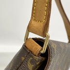Louis Vuitton Shoulder Bag Monogram Musette Tango Short Strap Brown — view 8